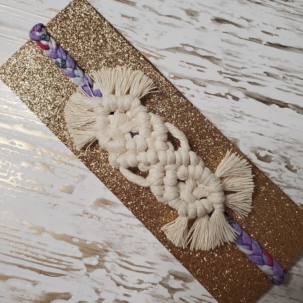 IVY MOUNTAIN CRAFTER Handmade Macrame Headband